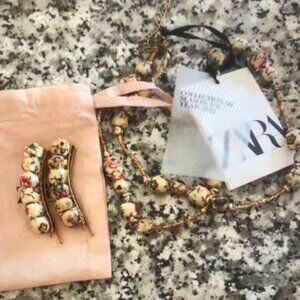 Zara Multicolor Floral Necklace